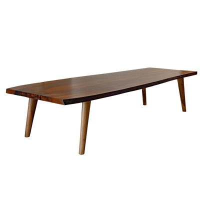 Round with Solid Wood Base Dining Table