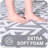 Ultra-Soft Plush Memory Foam Rug Luxury Geometric Textured Area Rug