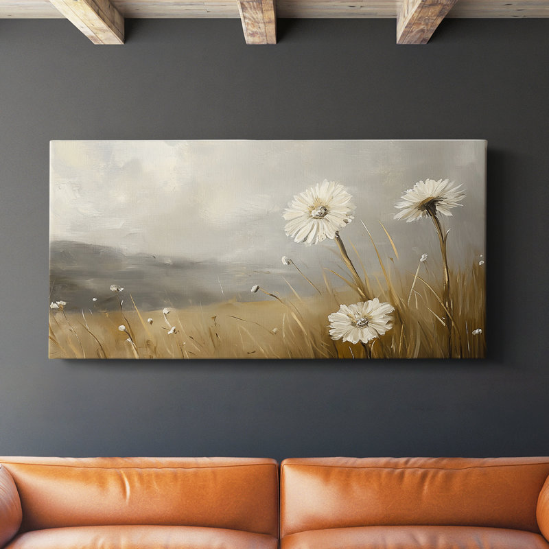 Série paysage - CLVI - Toile tendue avec châssis - Prêt à accrocher, H 16 po x l 32 po