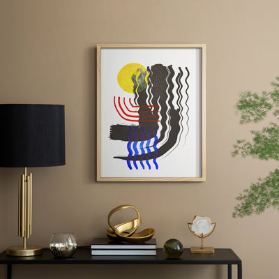 Shifting II Framed Print - Solid Wood