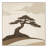 Machine Washable Ortencia Bonsai Minimalist Clear Rug in Beige – Beige Binding-1385209807