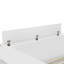 Lit plateforme double avec 6 tiroirs, tablettes, bureau et garde-robe-592017445