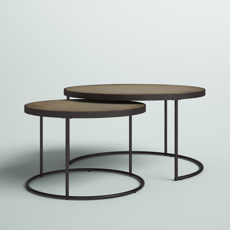 Bensky Nesting Coffee Table, Gray