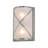 Whitewing Steel Flush Mounted Sconce