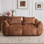 Canapé de style moderne pour fauteuil à billes ultra doux et moelleux pour adultes, causeuse confortable avec coussins, idéal pour la détente intérieure dans le salon ou la chambre à coucher