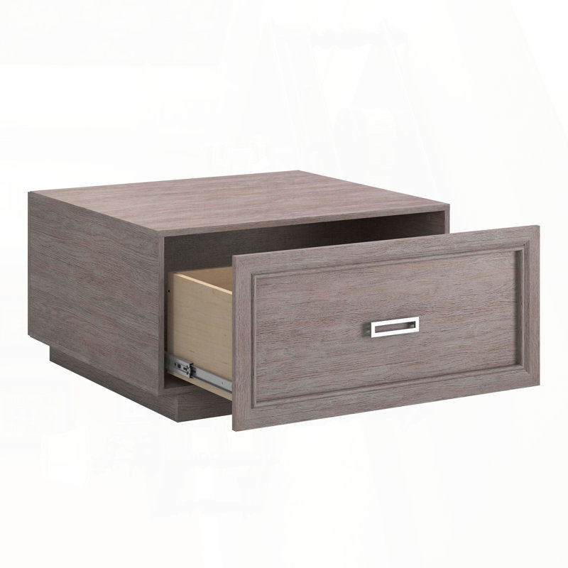 Table basse au design élégant - Finition gris moyen