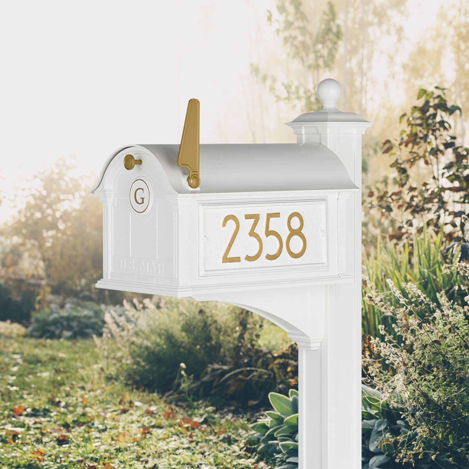 Balmoral Mailbox, White, Yes