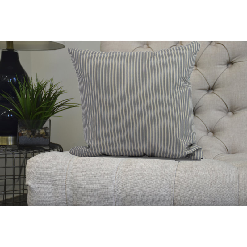 Housse et insert de coussin carré Farmers Market, Bleu marine, 16" x 16"