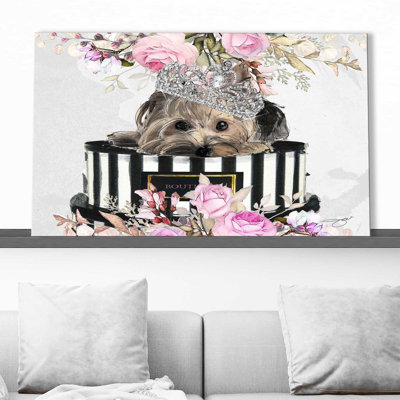 Yorkie Boutique (Horizontal) par By Jodi - impression