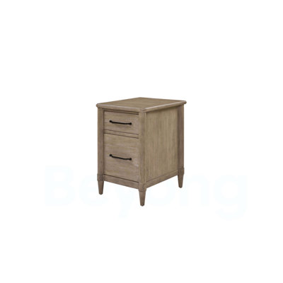 2 Drawer Filing Cabinet - Sand
