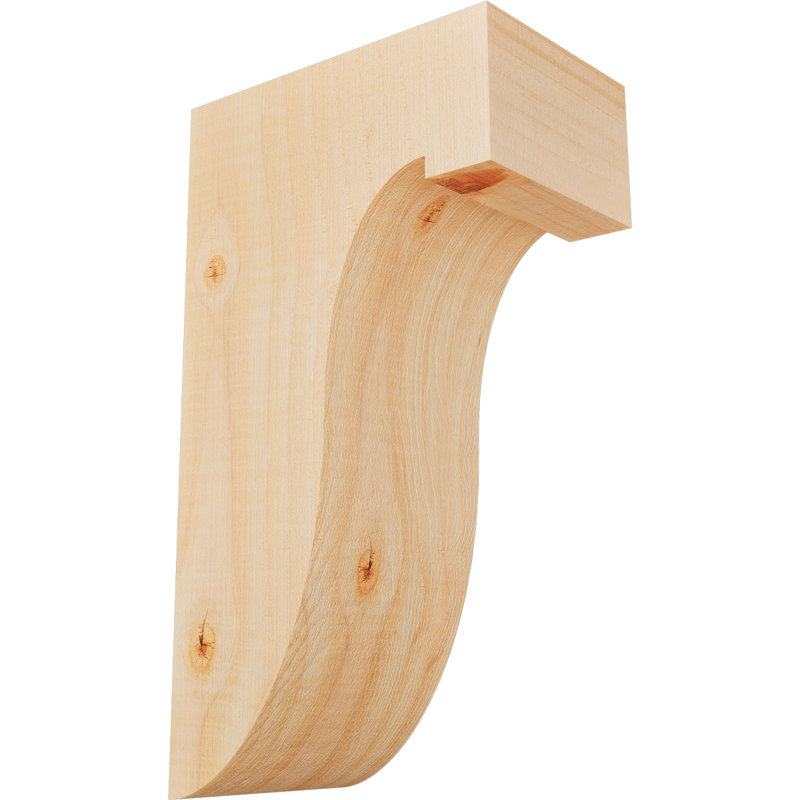 Del Monte Corbel, H 10 po x l 3,5 po x P 6 po, Sapin de Douglas, Lisse