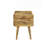 Solid Wood 2 - Drawer End Table Built-In Outlets