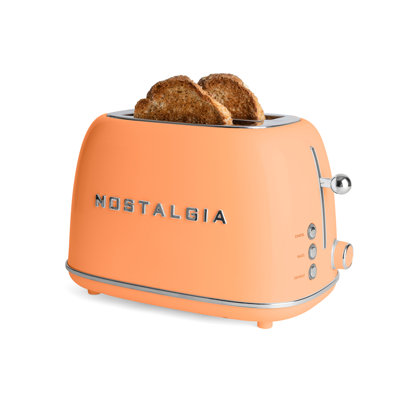 Grille-pain 2 tranches Classic Retro, orange