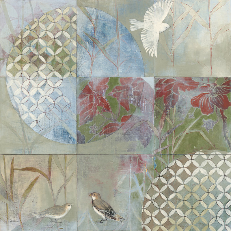 Bird Abstract by Kathrine Lovell - Wrapped Canvas Print, 30cm H x 30cm W x 3.8cm D
