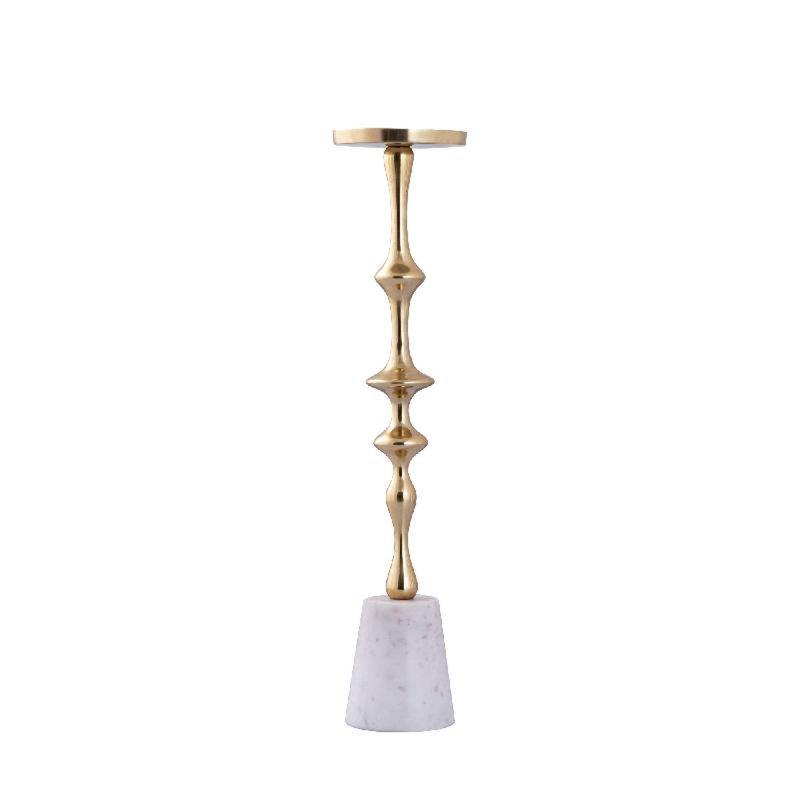 Aluminium Candelabra, 56cm H x 11cm W x 11cm D