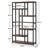 78.7" Extra Tall Industrial Etagere Bookcase With Shelves Organizer For Living Room, Bedroom-1606760694