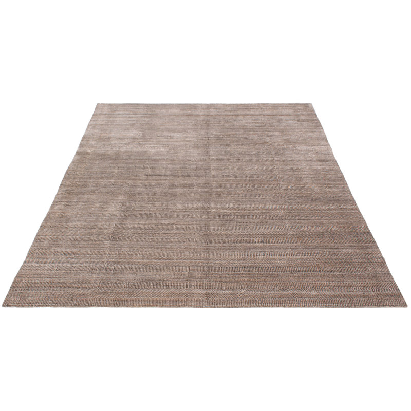 Tapis taupe unique 8 pi 3 po x 10 pi Sevinc