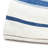 Cotton Throw Blanket 50x60 Blue White Striped 2 Pack Decorative Accent