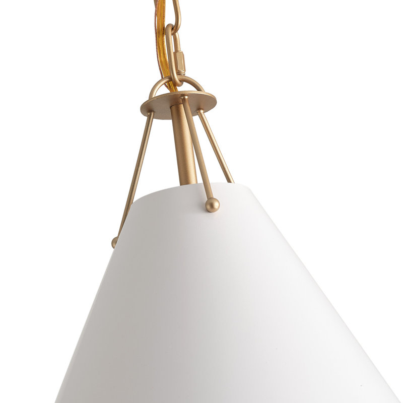 Luminaire suspendu classique réglable à 1 lumière Velvain