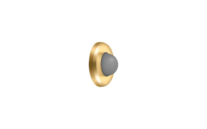 Door Stop, PVD Polished Brass