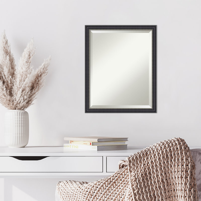 Vision Solid Wood Wall Mirror, Rectangle, 22" x 18"