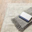 Tapis beige / gris noué à la main Hadden-2101591066