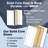 Double Pine Wood Unfinished 1 Lite Mirror Bi-Fold Door With Hardware Kit-106950890
