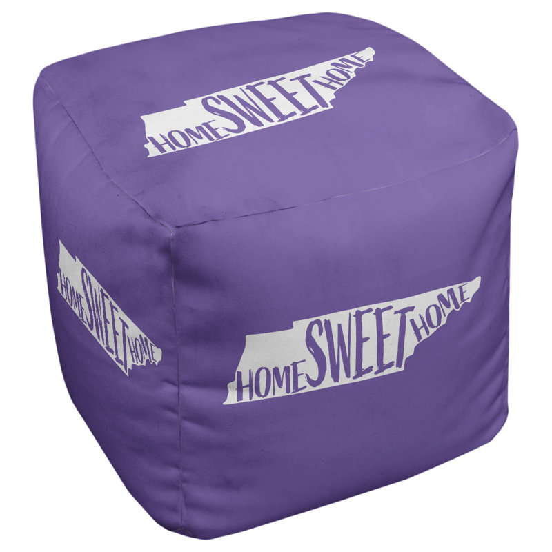 Repose-pieds à cubes tennessee the home, Mauve
