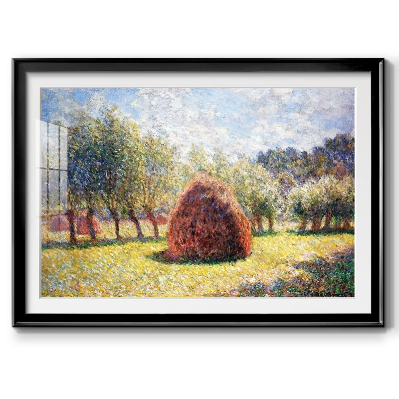 Botte de foin à Giverny, 1893, Noir, H 27 po x l 39 po x P 1,5 po