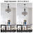 5-Light 20-Inch Modern Black Drum Crystal Chandelier,  Adjustable Height Pendant Light For Kitchen Island Dining Room Entryway-487591986