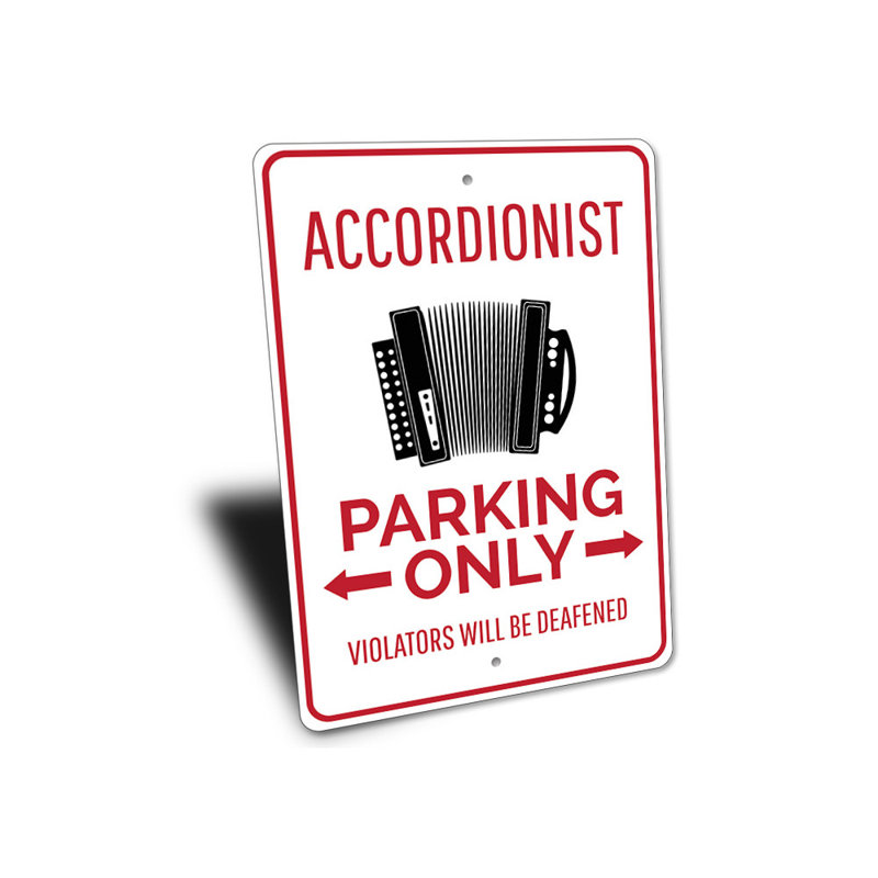 Plaque accordéoniste en aluminium, H 10 po x l 14 po x P 0,04 po