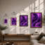 Purple Waves Modern - Print-1157545911-1157545909