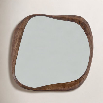 Lois Wood Asymmetrical Wall Mirror