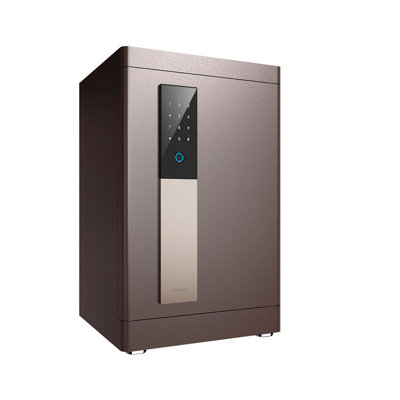 14.96"Home-use fingerprint-encrypted burglar-proof red cabinet