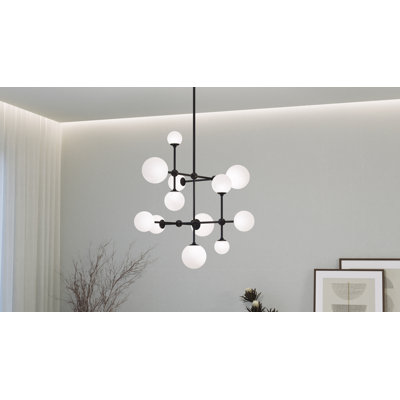 Lustre linéaire moderne à 3 lumières Sabon