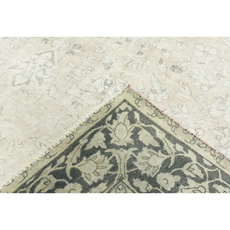 Muted Beige Traditional 7X11 Oriental Area Rug