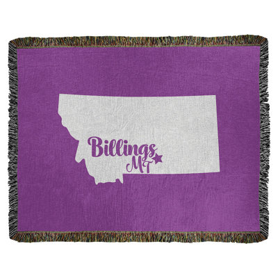 Jeté en coton billings montana