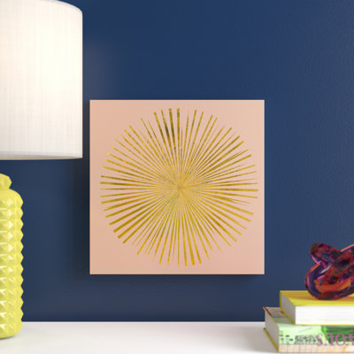 " Sunburst I On Pink "