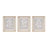 3-piece Framed Glass Wall Art Set