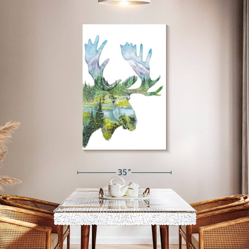 Brampt Nature Moose, 48" H x 32" W