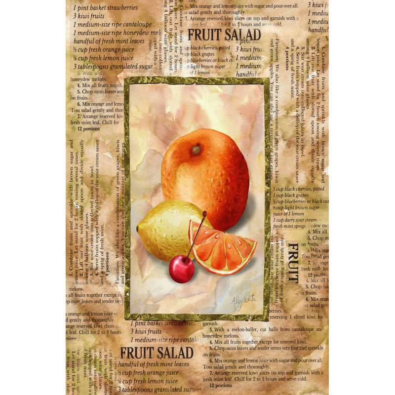 Mixed Fruit II by Abby White - Wrapped Canvas Print, 46cm H x 30cm W