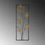 Accessoire mural en métal peint à la main 12,6 po x 35,4 po | 100% métal, épaisseur: 0,06 pouce | Léger à 2,2 lb, variations de couleur uniques | Parfait pour la maison, le bureau et la galerie