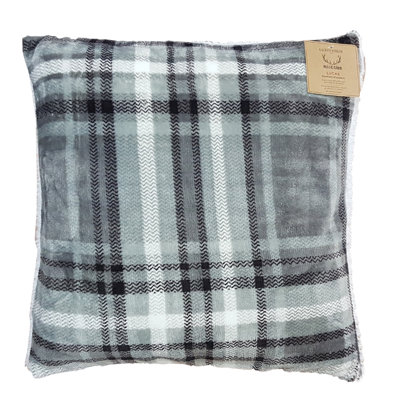 Housse et insert de coussin carré rustique