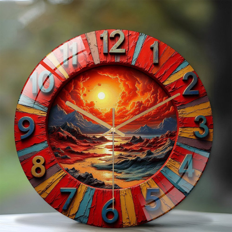 Horloge murale 12 po