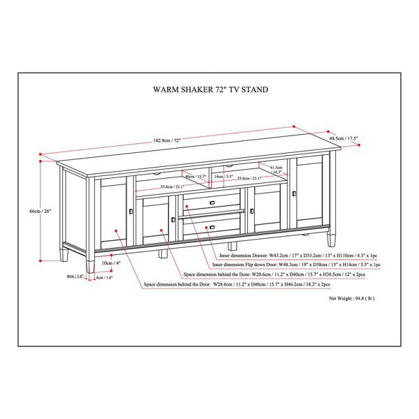 Dimensions du produit