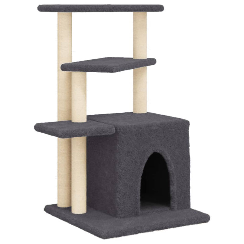 83.5 cm H Cat Tree / Condo, Dark Grey