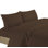 Ensemble de draps 100% satin de coton 1200 fils