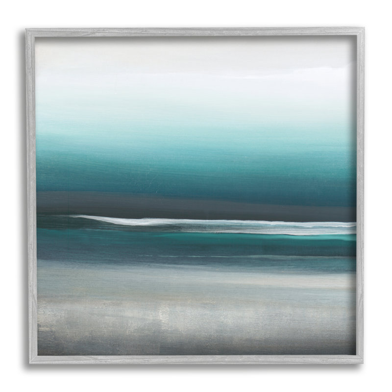 «Stormy Coast Nautical Landscape» - impression, H 12 po x l 12 po x P 1,5 po, Estampe numérique Farmhouse