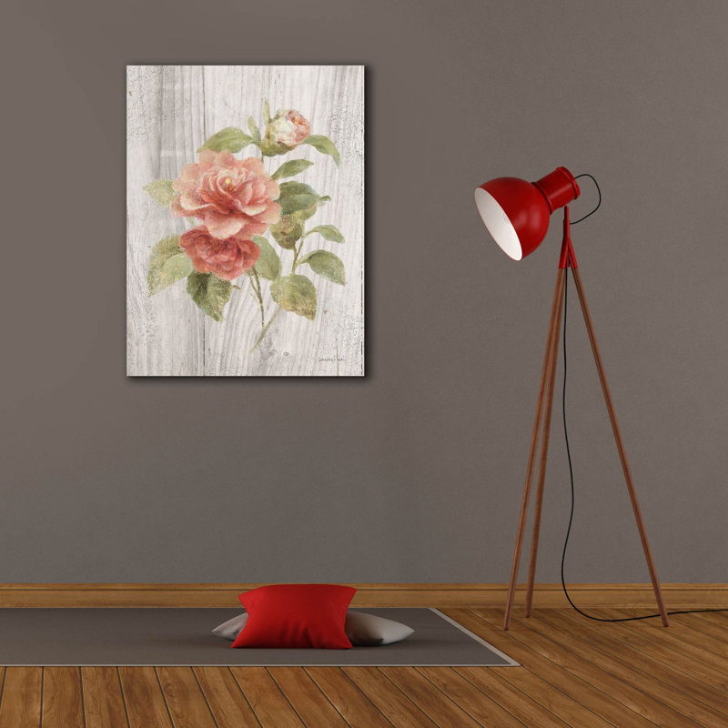 «Scents Cottage Florals 3» par Danhui Nai, art mural sur toile, H 34 po x l 26 po