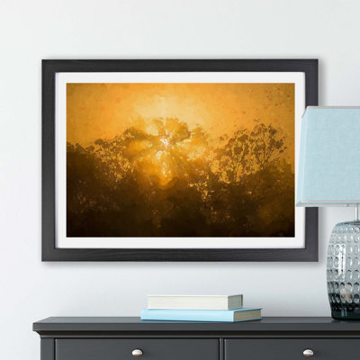 Light Through the Trees in Sri Lanka - Framed Print